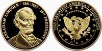 USA Medaille Die großen Präsidenten der USA - Abraham Lincoln - 16. Präsident der USA -