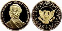USA Medaille Die großen Präsidenten der USA - Andrew Johnson - 17. Präsident der USA -
