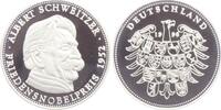 Deutschland - BRD Silbermedaille Albert Schweitzer - Nobelpreisträger - mit Echtheitszertifikat -
