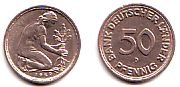Deutchland 50 Pfennig 50 Pfennig Bank Deutscher Länder