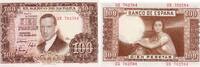 Spanien 100 Pesetas Banknote - Spanien - 1953 - 100 Pesetas - Julio Romero de Torres - Maler -