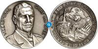 Silbermedaille 1914 Deutschland - Kasierreich Vizeadmiral Maximilian Graf von Spee - Seeschlacht bei Santa Maria - Schiffe prägefrisch