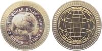 Deutschland - BRD Medaille - farbig Schaf Dolly - Paarhufer - Clonschaf - Tiere -