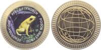 Deutschland - BRD Medaille - farbig Pfeilgiftfrosch - Frosch - Amphilbien - Tiere -