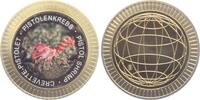 Deutschland - BRD Medaille - farbig Pistolenkrebs - Krebs - Meerestiere - Zehnfußkrebs - Knallkrebs - Tiere -