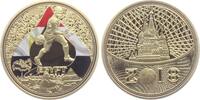 Deutschland - BRD Medaille - farbig Fußball Weltmeisterschaft 2018 in Russland - Ägypten -