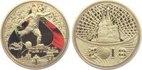 Deutschland - BRD Medaille - farbig Fußball Weltmeisterschaft 2018 in Russland - Portugal -