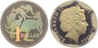 Australien 1 Dollar Känguruh - Känguru - Tiere - Beuteltier - mit Hologramm -