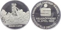 Castrop-Rauxel Medaille Zeche Erin in Castrop - Bergbau - Sparkasse Zweigstelleneröffnung Obercastrop -
