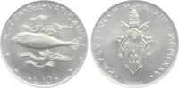 Vatikan 10 Lire Fisch - Papst Paul VI. (1963-1978) -