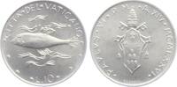 Vatikan 10 Lire Fisch - Papst Paul VI. (1963-1978) -