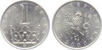 Tschechien 1 Koruna / 1 Krone Tschechien - 2000 - 1 Koruna - vz min. RF -