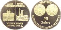 Witten Medaille Bergbau - Witten - Annen - Zeche Hamburg - Alter Wasserturm -