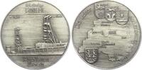 Peine Medaille Bergbau - Schachtanlage Peine I+II - Zechen-Karte -