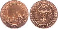 Teplice - Teplitz - Tschechien Medaille 25 Jahre Tschechische Numismatische Gesellschaft in Teplitz - Stadtansicht -