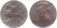 Oldenburg-Birkenefeld 1 Pfennig Paul Freidrich August (1829-1853) -