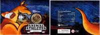 Australien 1 Dollar - farbig Boxing Kängurus - Animal Athletes - Young Collectors -