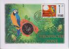 5 Euro auf Numisbrief 2017 G Deutschland - BRD Numisbrief - Tropische Zone - Klimazonen der Erde - Papagei - Vögel unc