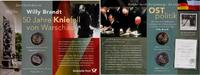 Deutschland - BRD 2 Euro + 2 Mark auf Numisblatt Numisblatt - Kniefall von Warschau - 2 Euro + 2 Mark - Willy Brandt -