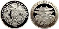 Korea 1.000 Won Fußball-WM 2014 in Brasilien - Zwei Spieler -