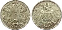 Deutschland - Kaiserreich 1 Mark 1 Silbermark - großer Adler -