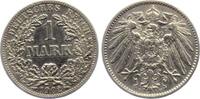 Deutschland - Kaiserreich 1 Mark 1 Silbermark - großer Adler -
