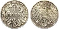 Deutschland - Kaiserreich 1 Mark 1 Silbermark - großer Adler -