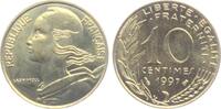 Frankreich 10 Centimes Kopf der Liberte -