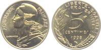 Frankreich 5 Centimes Kopf der Liberte -