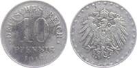 Ersatzmünzen des 1. Weltkrieges 10 Pfennig 10 Pfennig - mit Perlkreis -