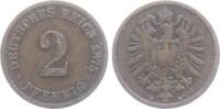 Kaiserreich 2 Pfennig 2 Pfennig - kleiner Adler -