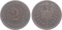 Kaiserreich 2 Pfennig 2 Pfennig - kleiner Adler -