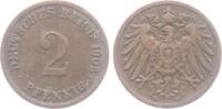 Kaiserreich 2 Pfennig 2 Pfennig - großer Adler -
