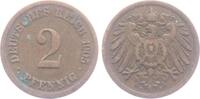 Kaiserreich 2 Pfennig 2 Pfennig - großer Adler -