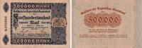 Bayern 500000 Mark Banknote - Bayerische Staatsbank München - 500.000 Mark - 1923 II-III