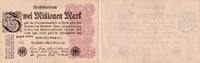 Weimarer Republik 2 Millionen Mark Banknote - 2 Millionen Mark - 1923 - Serie VL violett - -