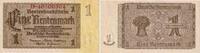 Drittes Reich 1 Rentenmark Banknote - 1 Rentenmark - 1937 - Ährenbündel - Serie D -