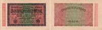 Weimarer Republik 20000 Mark Banknote - 20.000 Mark - Kn-Nr. schwarz 6-stellig - Serie O-NF -