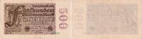 Weimarer Republik 500 Millionen Mark Banknote - 500 Millionen Mark - Kn-Nr. grün 6-stellig - Serie NF -