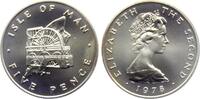Insel Man 5 Pence Wasserförderrad -