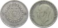 Schweden 1 Krona / Krone Gustaf V. (1907-1950) -