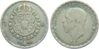 Schweden 1 Krona / Krone Gustaf V. (1907-1950) -