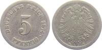 Kaiserreich 5 Pfennig 5 Pfennig - kleiner Adler -