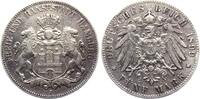 Hamburg - Kaiserreich 5 Mark 5 Mark Stadtwappen - großer Adler -