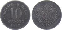 Ersatzmünzen des 1. Weltkrieges 10 Pfennig 10 Pfennig - mit Perlkreis -