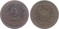 Kaiserreich 2 Pfennig 2 Pfennig - kleiner Adler -