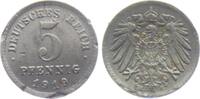 Ersatzmünzen des 1. Weltkrieges 5 Pfennig 5 Pfennig - großer Adler -