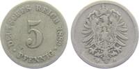 Kaiserreich 5 Pfennig 5 Pfennig - kleiner Adler -
