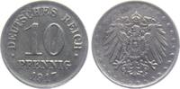 Ersatzmünzen des 1. Weltkrieges 10 Pfennig 10 Pfennig - mit Perlkreis -