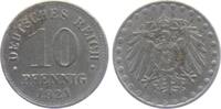 Ersatzmünzen des 1. Weltkrieges 10 Pfennig 10 Pfennig - mit Perlkreis -